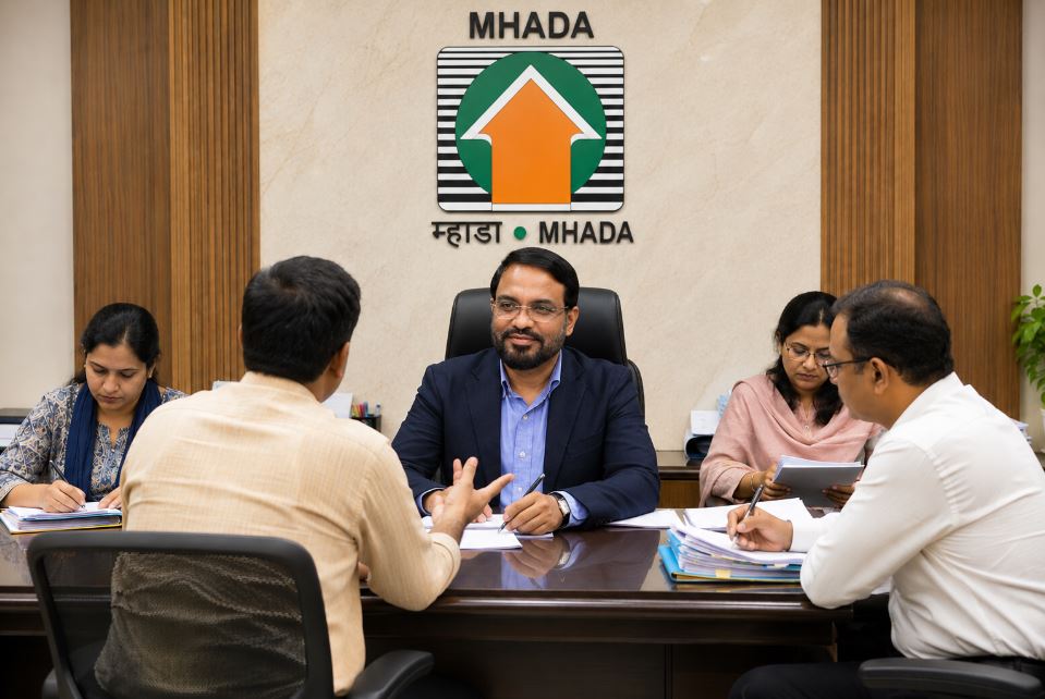 MHADA Orders Hearing With Developer Over Pending Rehab Flat and Transit Rent Complaint During Lokshahi Din